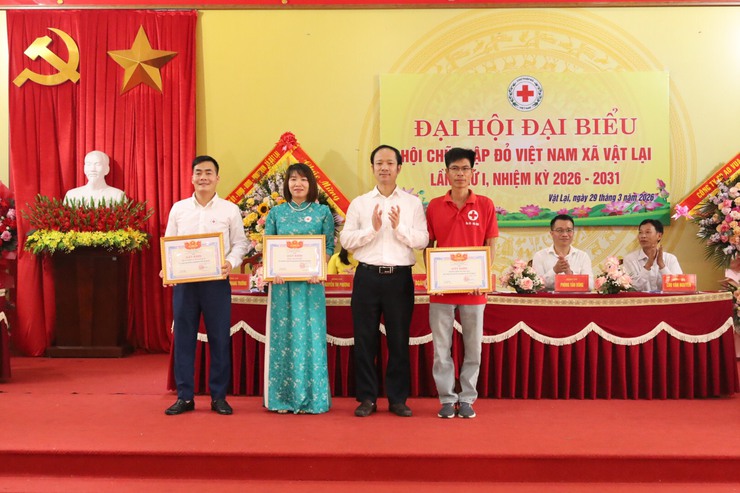 Đại hội đại biểu Hội Chữ thập đỏ xã Vật Lại lần thứ I, nhiệm kỳ 2026 – 2031- Ảnh 15.