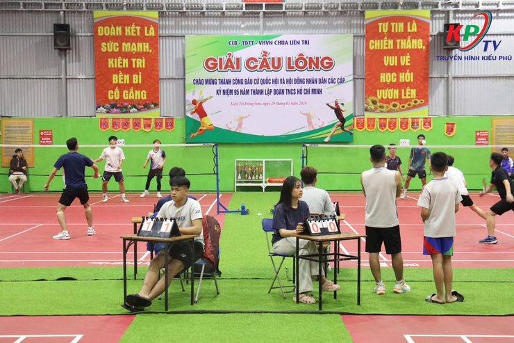 Câu lạc bộ thể thao Chùa Liên Trì tổ chức giải cầu lông chào mừng thành công cuộc bầu cử đại biểu Quốc hội khóa XVI và đại biểu Hội đồng nhân dân các cấp nhiệm kỳ 2026–2031- Ảnh 9.