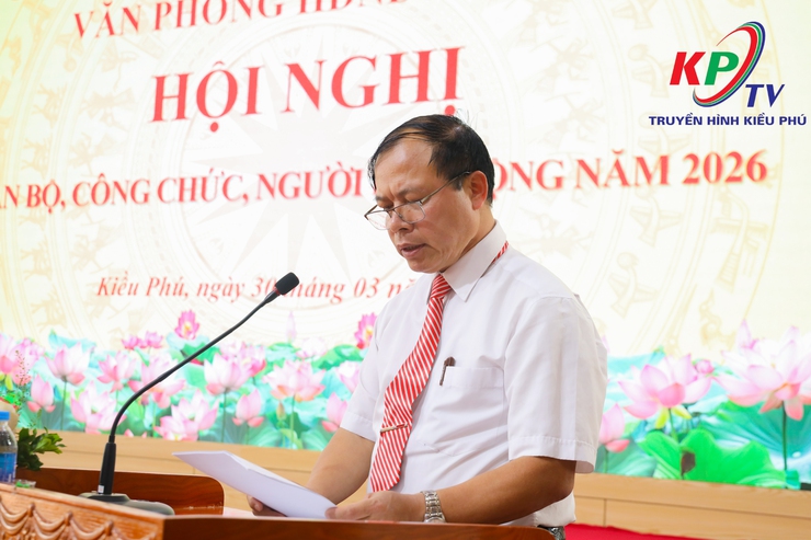 Văn phòng HĐND&UBND xã Kiều Phú tổ chức hội nghị Cán bộ, công chức người lao động năm 2026- Ảnh 4.