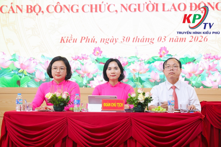 Văn phòng HĐND&UBND xã Kiều Phú tổ chức hội nghị Cán bộ, công chức người lao động năm 2026- Ảnh 3.