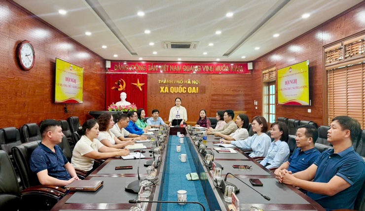 UBMTTQ Việt Nam xã Quốc Oai phát huy dân chủ, nâng cao hiệu quả hoạt động tại Hội nghị cán bộ, công chức, người lao động năm 2026- Ảnh 1.