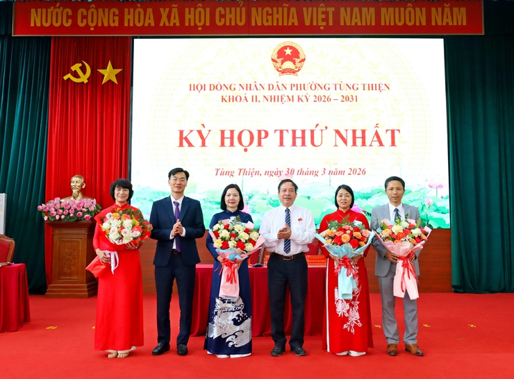 Phường Tùng Thiện tổ chức Kỳ họp thứ Nhất HĐND phường khóa II, nhiệm kỳ 2026–2031- Ảnh 5.