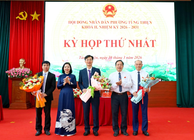 Phường Tùng Thiện tổ chức Kỳ họp thứ Nhất HĐND phường khóa II, nhiệm kỳ 2026–2031- Ảnh 6.