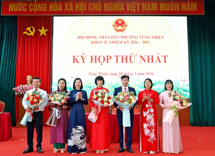 Phường Tùng Thiện tổ chức Kỳ họp thứ Nhất HĐND phường khóa II, nhiệm kỳ 2026–2031- Ảnh 7.
