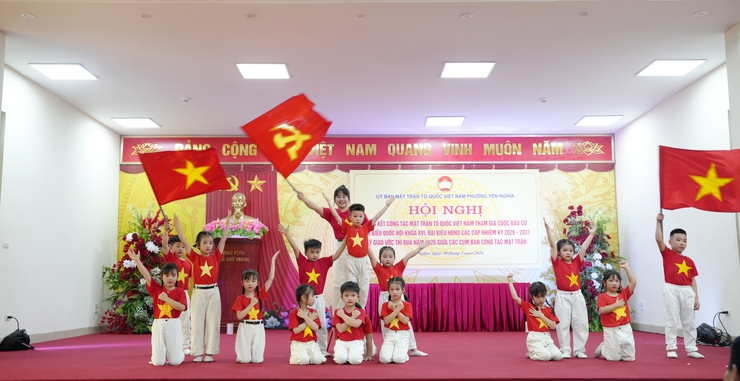 Ủy ban MTTQ Việt Nam phường Yên Nghĩa tổ chức hội nghị tổng kết công tác Mặt trận tham gia cuộc bầu cử đại biểu Quốc hội khóa XVI và đại biểu HĐND các cấp nhiệm kỳ 2026 - 2031- Ảnh 1.