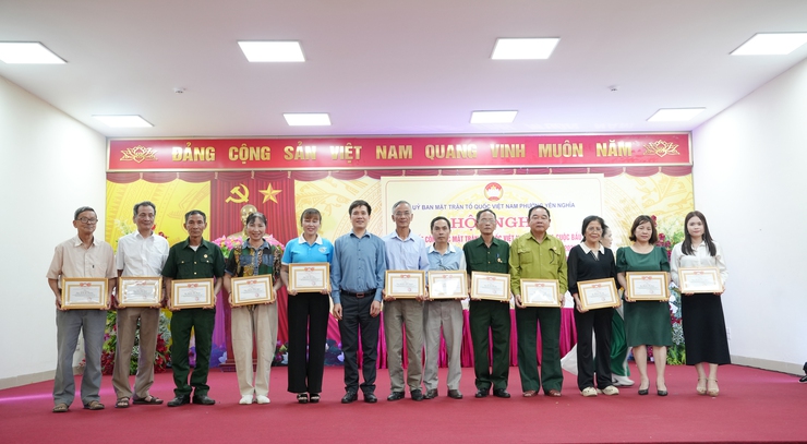 Ủy ban MTTQ Việt Nam phường Yên Nghĩa tổ chức hội nghị tổng kết công tác Mặt trận tham gia cuộc bầu cử đại biểu Quốc hội khóa XVI và đại biểu HĐND các cấp nhiệm kỳ 2026 - 2031- Ảnh 10.