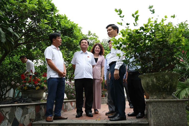 Đồng chí Phó Chủ tịch Quốc hội Lê Minh Hoan về thăm, làm việc tại xã Chuyên Mỹ- Ảnh 8.