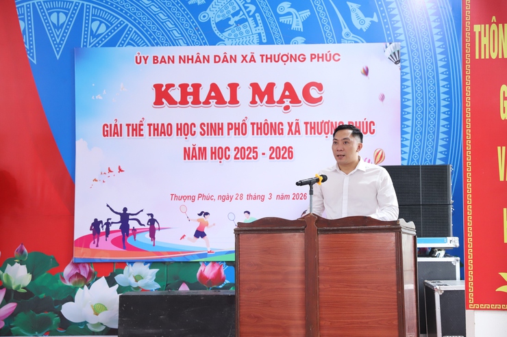 Thượng Phúc khai mạc giải thể thao học sinh phổ thông năm học 2025 – 2026- Ảnh 1.