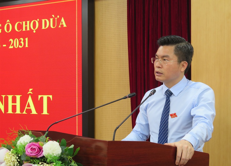 Kỳ họp thứ nhất HĐND Phường Ô Chợ Dừa khóa II nhiệm kỳ 2026-2031: Kiện toàn các chức danh lãnh đạo HĐND, UBND - Ảnh 4.