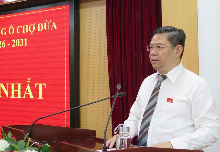 Kỳ họp thứ nhất HĐND Phường Ô Chợ Dừa khóa II nhiệm kỳ 2026-2031: Kiện toàn các chức danh lãnh đạo HĐND, UBND - Ảnh 2.