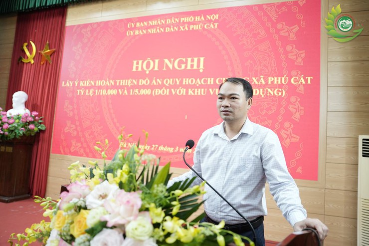 Hội nghị lấy ý kiến hoàn thiện đồ án quy hoạch xã Phú Cát- Ảnh 2.