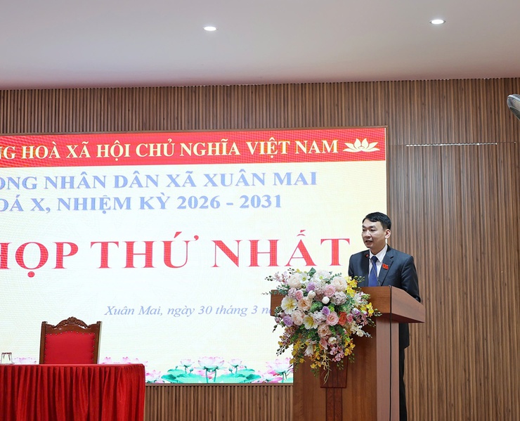 HĐND xã Xuân Mai tổ chức thành công kỳ họp thứ Nhất, kiện toàn nhân sự chủ chốt- Ảnh 3.