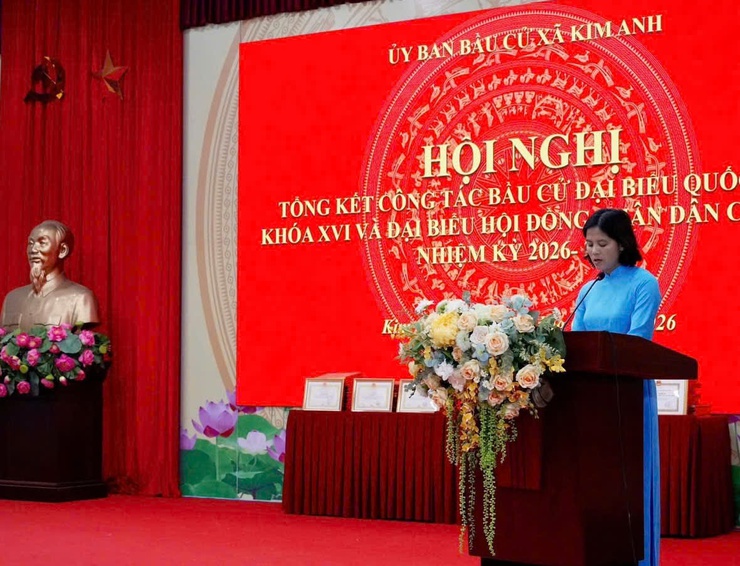 XÃ KIM ANH TỔ CHỨC HỘI NGHỊ TỔNG KẾT CÔNG TÁC  BẦU CỬ ĐBQH KHÓA XVI VÀ ĐẠI BIỂU HĐND CÁC CẤP, NHIỆM KỲ 2026 – 2031- Ảnh 7.
