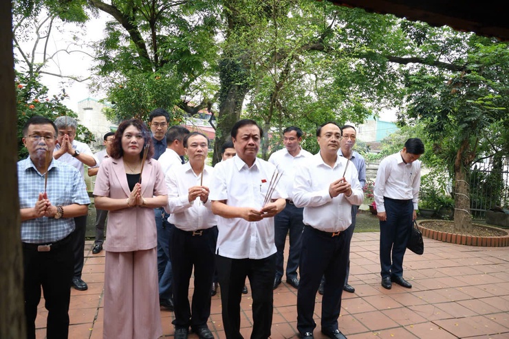 Đồng chí Phó Chủ tịch Quốc hội Lê Minh Hoan về thăm, làm việc tại xã Chuyên Mỹ- Ảnh 1.