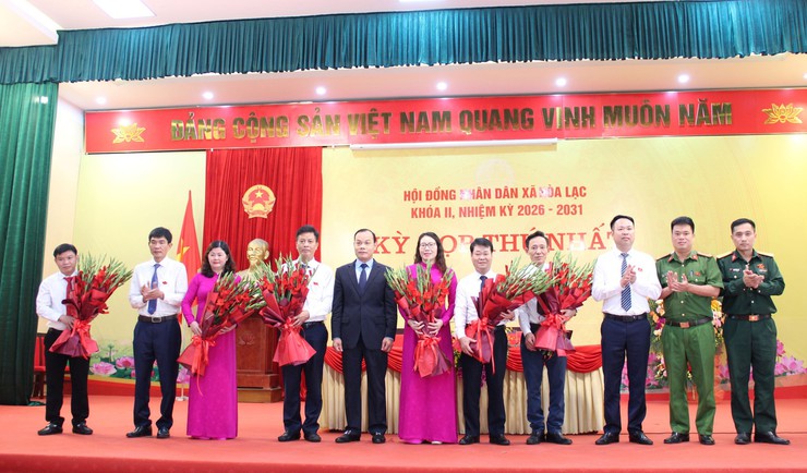 Hội đồng nhân dân xã Hòa Lạc khóa II, nhiệm kỳ 2026–2031 tổ chức Kỳ họp thứ Nhất, kiện toàn tổ chức bộ máy chính quyền địa phương- Ảnh 16.