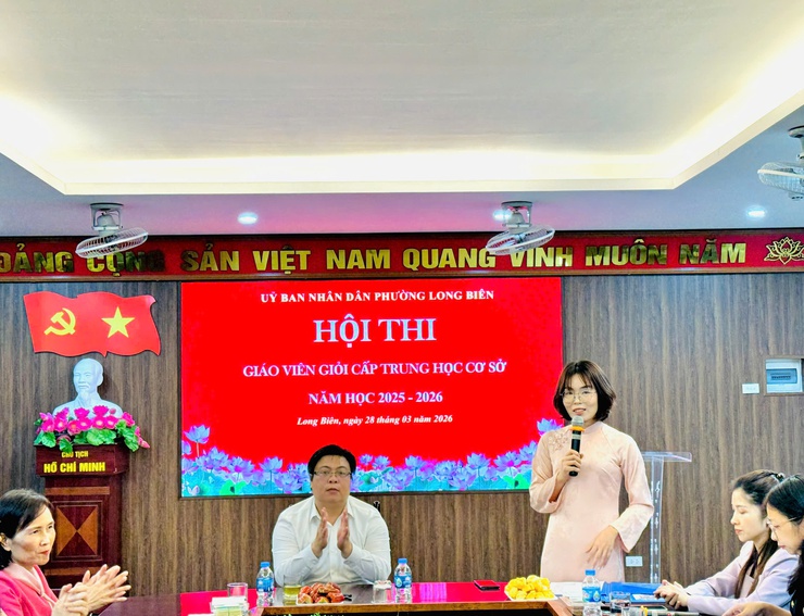 Khai mạc Hội thi Giáo viên giỏi cấp THCS phường Long Biên năm học 2025 - 2026- Ảnh 3.