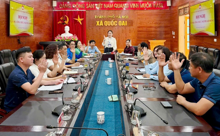 UBMTTQ Việt Nam xã Quốc Oai phát huy dân chủ, nâng cao hiệu quả hoạt động tại Hội nghị cán bộ, công chức, người lao động năm 2026- Ảnh 4.