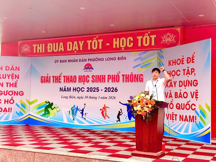 Khai mạc Giải Thể thao học sinh phổ thông phường Long Biên năm học 2025 - 2026- Ảnh 7.