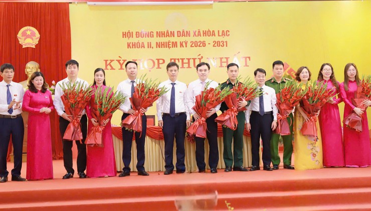 Hội đồng nhân dân xã Hòa Lạc khóa II, nhiệm kỳ 2026–2031 tổ chức Kỳ họp thứ Nhất, kiện toàn tổ chức bộ máy chính quyền địa phương- Ảnh 17.