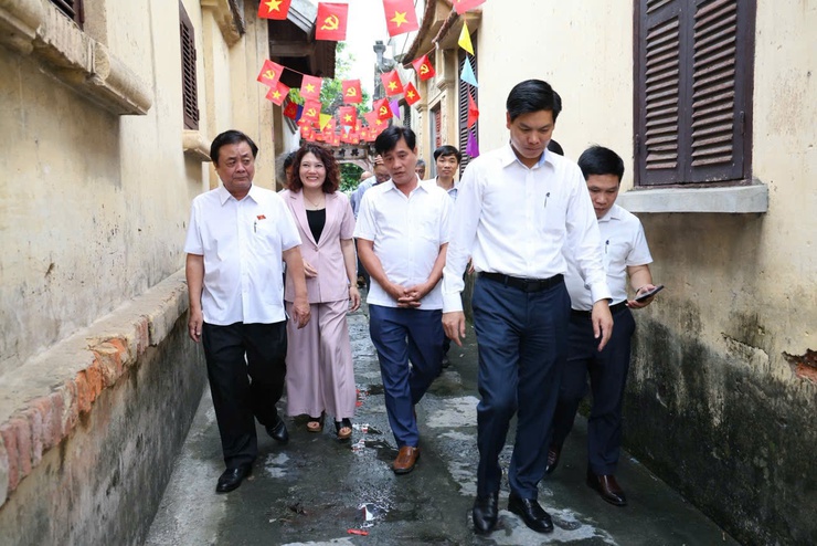 Đồng chí Phó Chủ tịch Quốc hội Lê Minh Hoan về thăm, làm việc tại xã Chuyên Mỹ- Ảnh 6.