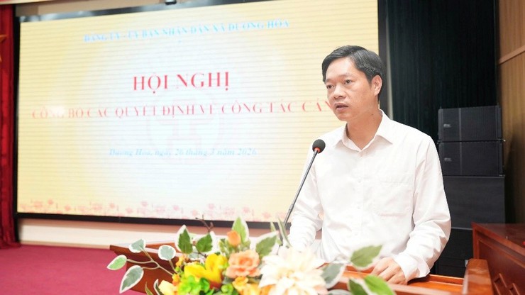 Xã Dương Hoà công bố và trao các Quyết định về công tác cán bộ- Ảnh 5.