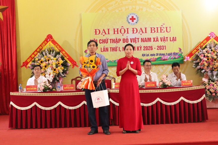 Đại hội đại biểu Hội Chữ thập đỏ xã Vật Lại lần thứ I, nhiệm kỳ 2026 – 2031- Ảnh 17.
