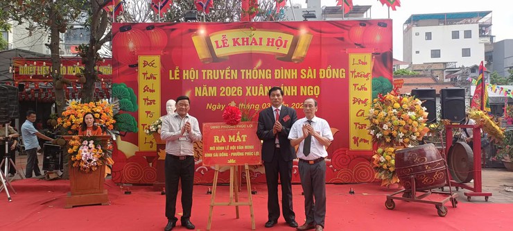 Nhiều hoạt động văn hóa đặc sắc tại Lễ hội đình Sài Đồng- Ảnh 1.