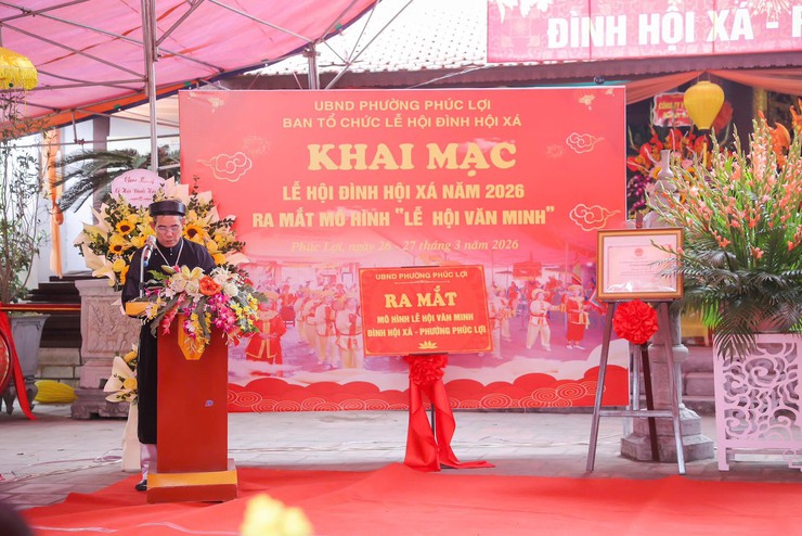 Ra mắt mô hình Lễ hội văn minh tại Đình Hội Xá- Ảnh 3.