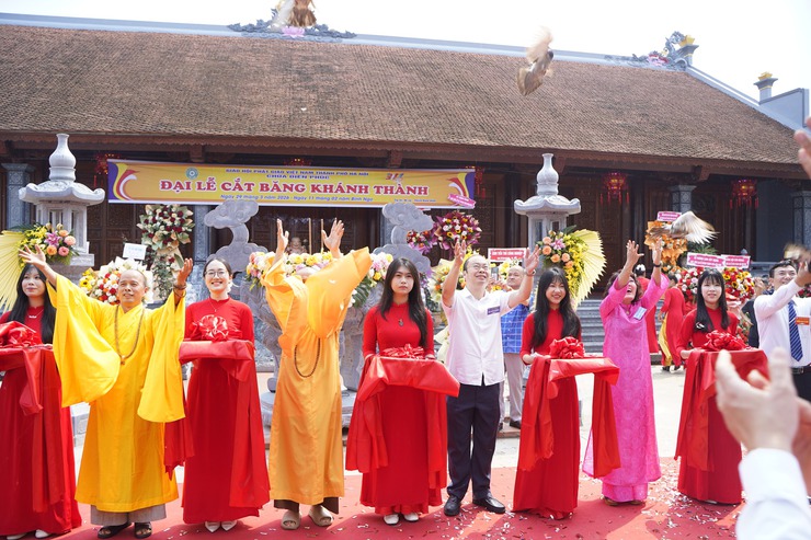 Lễ khánh thành chùa Diên Phúc - thôn Đại Nghiệp- Ảnh 4.