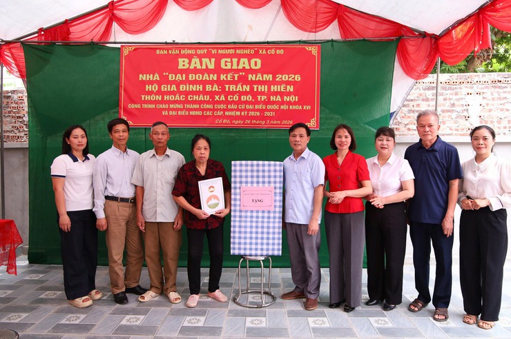 MTTQ VÀ ĐOÀN THANH NIÊN XÃ CỔ ĐÔ KHỞI CÔNG, BÀN GIAO NHÀ “TÌNH NGHĨA”, “ĐẠI ĐOÀN KẾT” CHO HỘ GIA ĐÌNH KHÓ KHĂN- Ảnh 2.