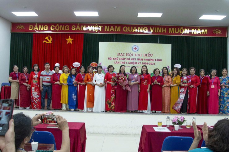 PHƯỜNG LÁNG TỔ CHỨC THÀNH CÔNG ĐẠI HỘI ĐẠI BIỂU HỘI CHỮ THẬP ĐỎ LẦN THỨ I, NHIỆM KỲ 2026–2031- Ảnh 2.