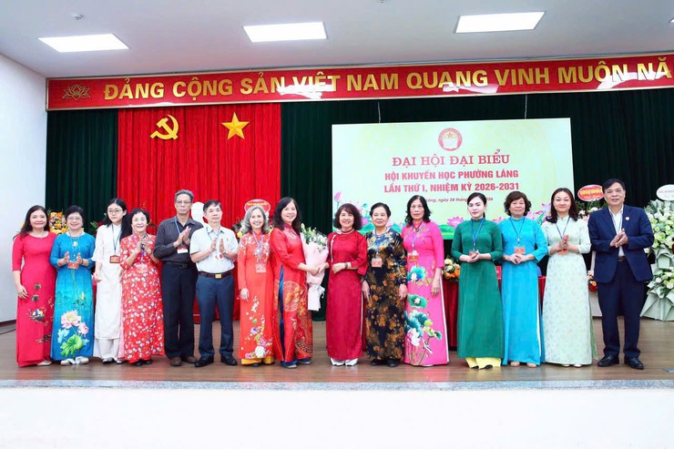 ĐẠI HỘI ĐẠI BIỂU HỘI KHUYẾN HỌC PHƯỜNG LÁNG LẦN THỨ I, NHIỆM KỲ 2026–2031 TỔ CHỨC THÀNH CÔNG TỐT ĐẸP- Ảnh 7.