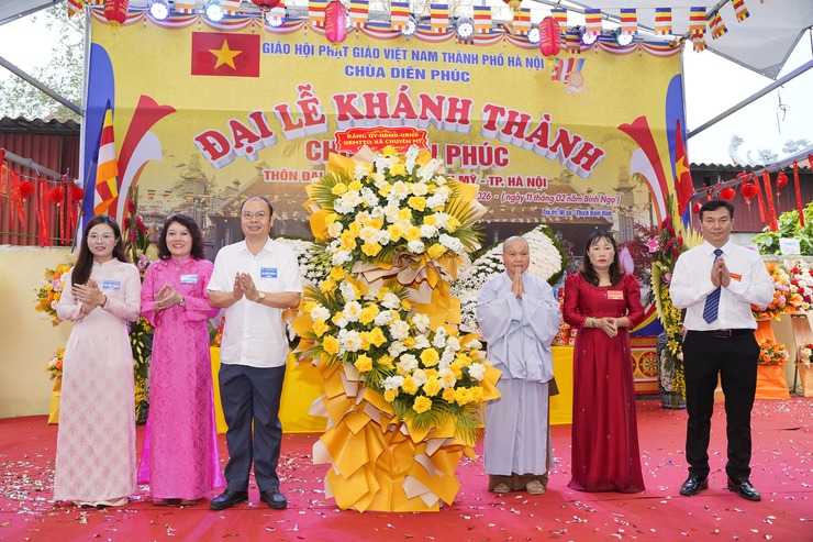 Lễ khánh thành chùa Diên Phúc - thôn Đại Nghiệp- Ảnh 1.