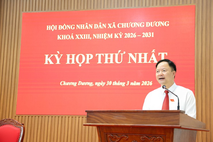 XÃ CHƯƠNG DƯƠNG: KIỆN TOÀN BỘ MÁY NHÂN SỰ NHIỆM KỲ 2026 -2031- Ảnh 2.