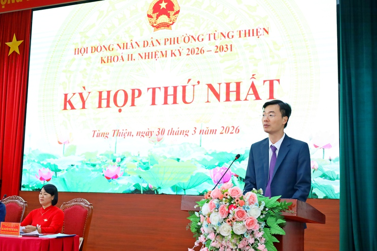 Phường Tùng Thiện tổ chức Kỳ họp thứ Nhất HĐND phường khóa II, nhiệm kỳ 2026–2031- Ảnh 10.