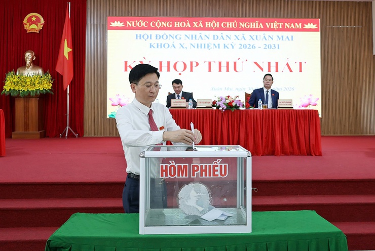 HĐND xã Xuân Mai tổ chức thành công kỳ họp thứ Nhất, kiện toàn nhân sự chủ chốt- Ảnh 8.