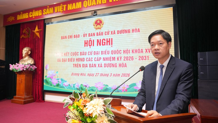 34 tập thể và 213 cá nhân trên địa bàn xã Dương Hoà được khen thưởng công tác bầu cử- Ảnh 9.