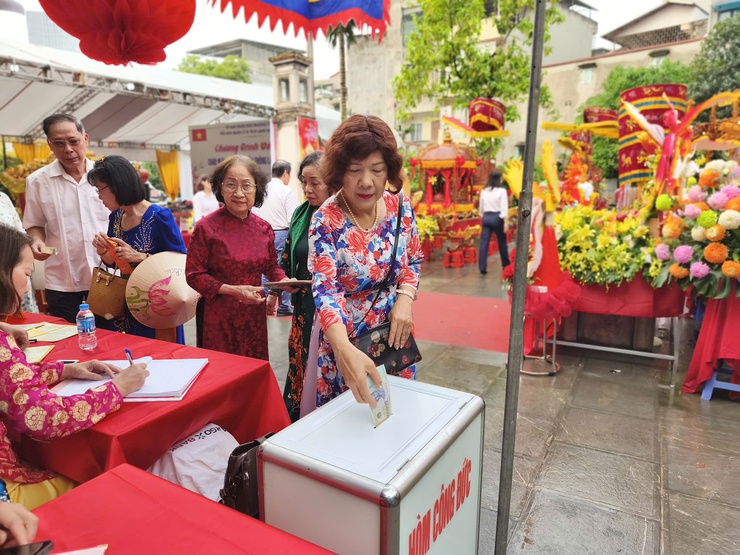 Lễ hội truyền thống làng Hạ Yên Quyết: Hân hoan trước giờ Khai mạc lễ hội ngày 30/3 (tức 12 tháng 2 Bính Ngọ)- Ảnh 5.