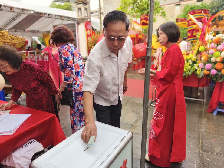 Lễ hội truyền thống làng Hạ Yên Quyết: Hân hoan trước giờ Khai mạc lễ hội ngày 30/3 (tức 12 tháng 2 Bính Ngọ)- Ảnh 6.