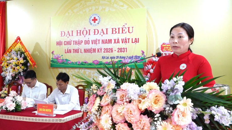 Đại hội đại biểu Hội Chữ thập đỏ xã Vật Lại lần thứ I, nhiệm kỳ 2026 – 2031- Ảnh 5.