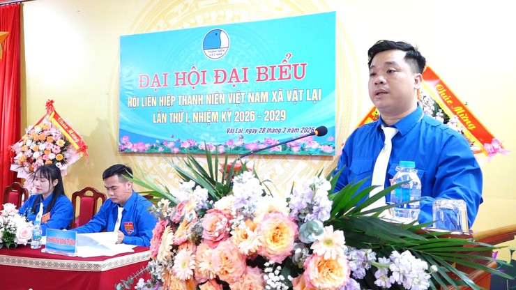 Đại hội đại biểu Hội Liên hiệp Thanh niên xã Vật Lại lần thứ I, nhiệm kỳ 2026 – 2029- Ảnh 3.
