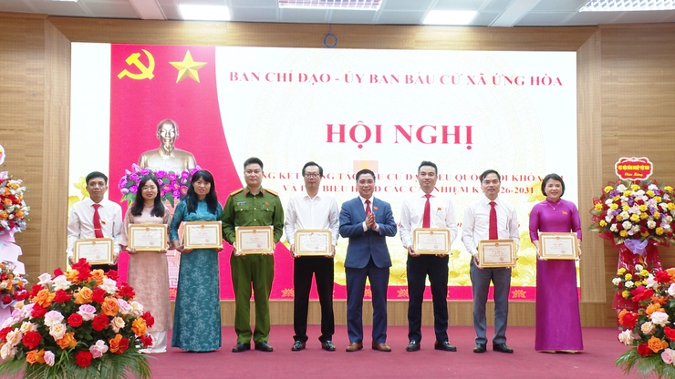 ỨNG HOÀ TỔNG KẾT CÔNG TÁC BẦU CỬ QUỐC HỘI KHÓA XVI VÀ ĐẠI BIỂU HĐND CÁC CẤP, NHIỆM KỲ 2026 – 2031.- Ảnh 6.