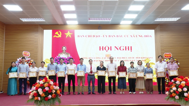 ỨNG HOÀ TỔNG KẾT CÔNG TÁC BẦU CỬ QUỐC HỘI KHÓA XVI VÀ ĐẠI BIỂU HĐND CÁC CẤP, NHIỆM KỲ 2026 – 2031.- Ảnh 9.