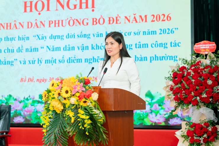 Phường Bồ Đề tổ chức thành công Hội nghị Đại biểu nhân dân năm 2026- Ảnh 7.