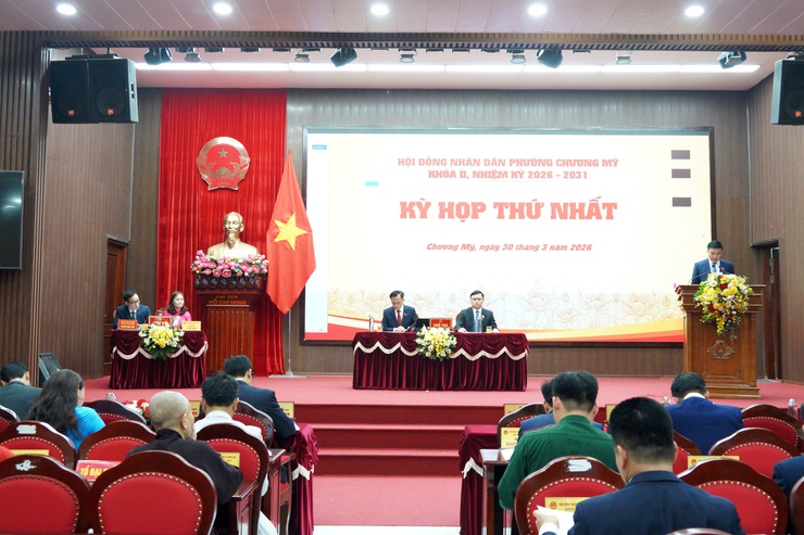 Kỳ họp thứ nhất HĐND phường Chương Mỹ khóa II, nhiệm kỳ 2026 - 2031- Ảnh 3.