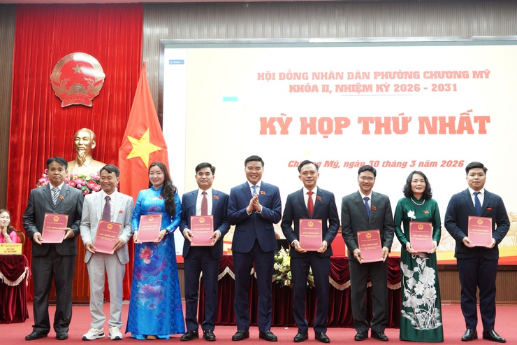Kỳ họp thứ nhất HĐND phường Chương Mỹ khóa II, nhiệm kỳ 2026 - 2031- Ảnh 5.