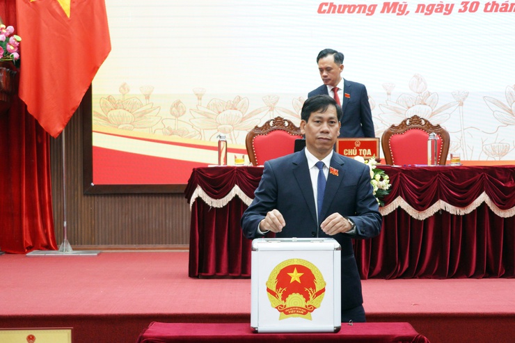 Kỳ họp thứ nhất HĐND phường Chương Mỹ khóa II, nhiệm kỳ 2026 - 2031- Ảnh 9.