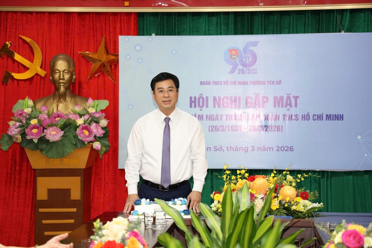 Đoàn phường Yên Sở tổ chức hội nghị mặt chào mừng kỷ niệm 95 năm Ngày thành lập Đoàn TNCS Hồ Chí Minh (26/3/1931– 26/3/2026).- Ảnh 3.