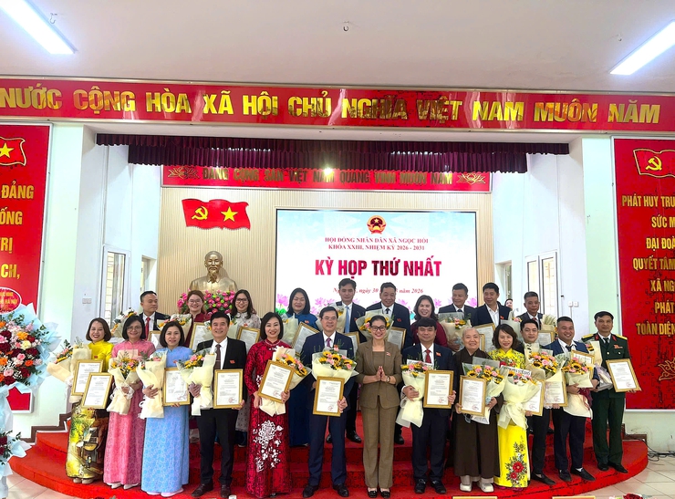 Kỳ họp thứ nhất HĐND xã Ngọc Hồi nhiệm kỳ 2026 – 2031- Ảnh 5.