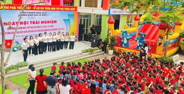 Sôi nổi Ngày hội trải nghiệm tại trường Mầm Non Cổ Nhuế 2- Ảnh 2.